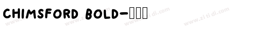chimsford bold字体转换
